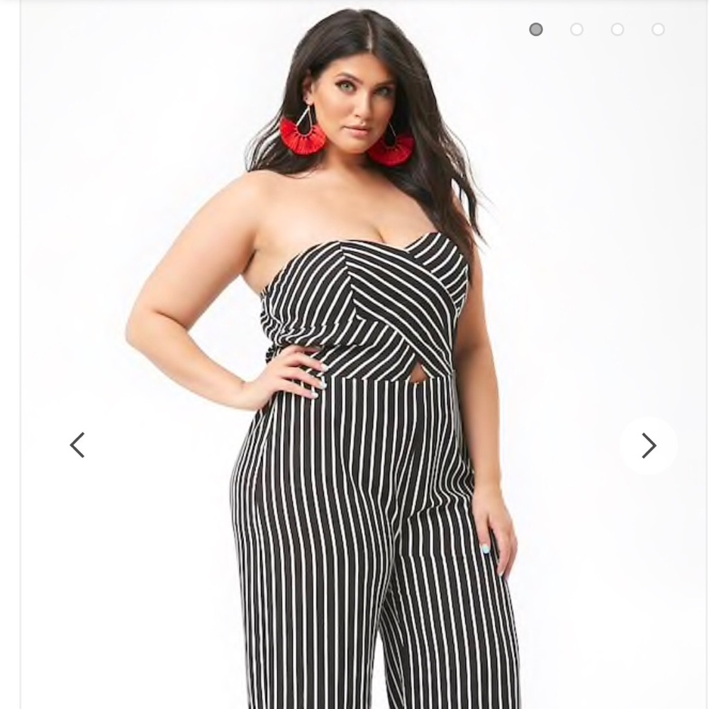 Forever 21 cross front  body jumpsuit never worn!